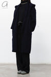 BASERANGE Tagus wool coat BAS-COTAP-WO-WI23-SHENLAN Dark blue